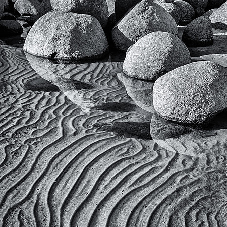 Sand, Water and Rocks