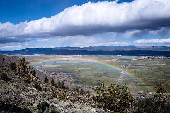 Rainbow in Carson Valley